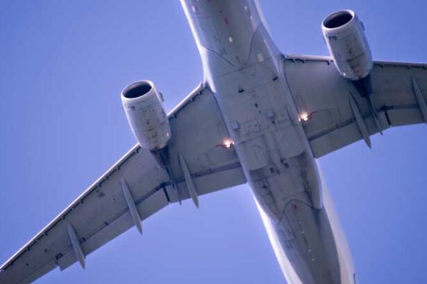 underside of a plane