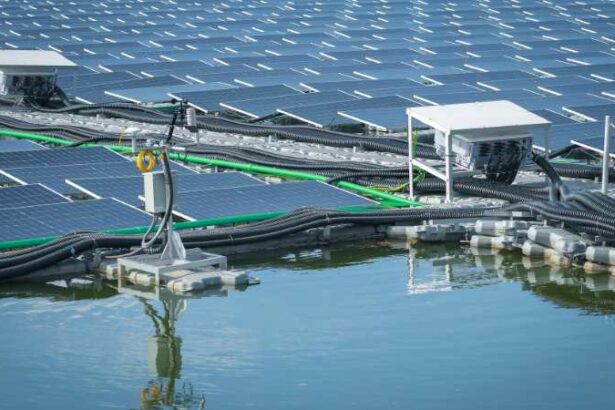 floating solar farm