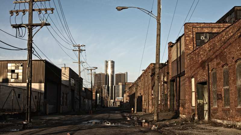 slums of Detroit