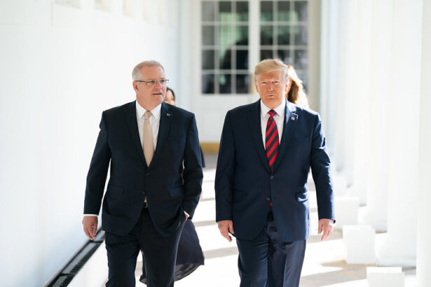 trump walking