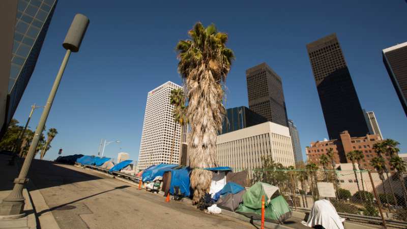 homeless encampment