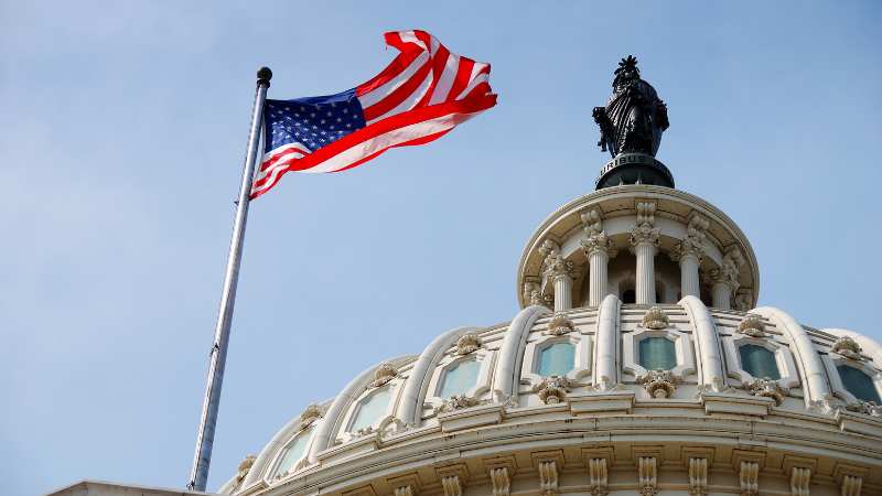 senate and flag